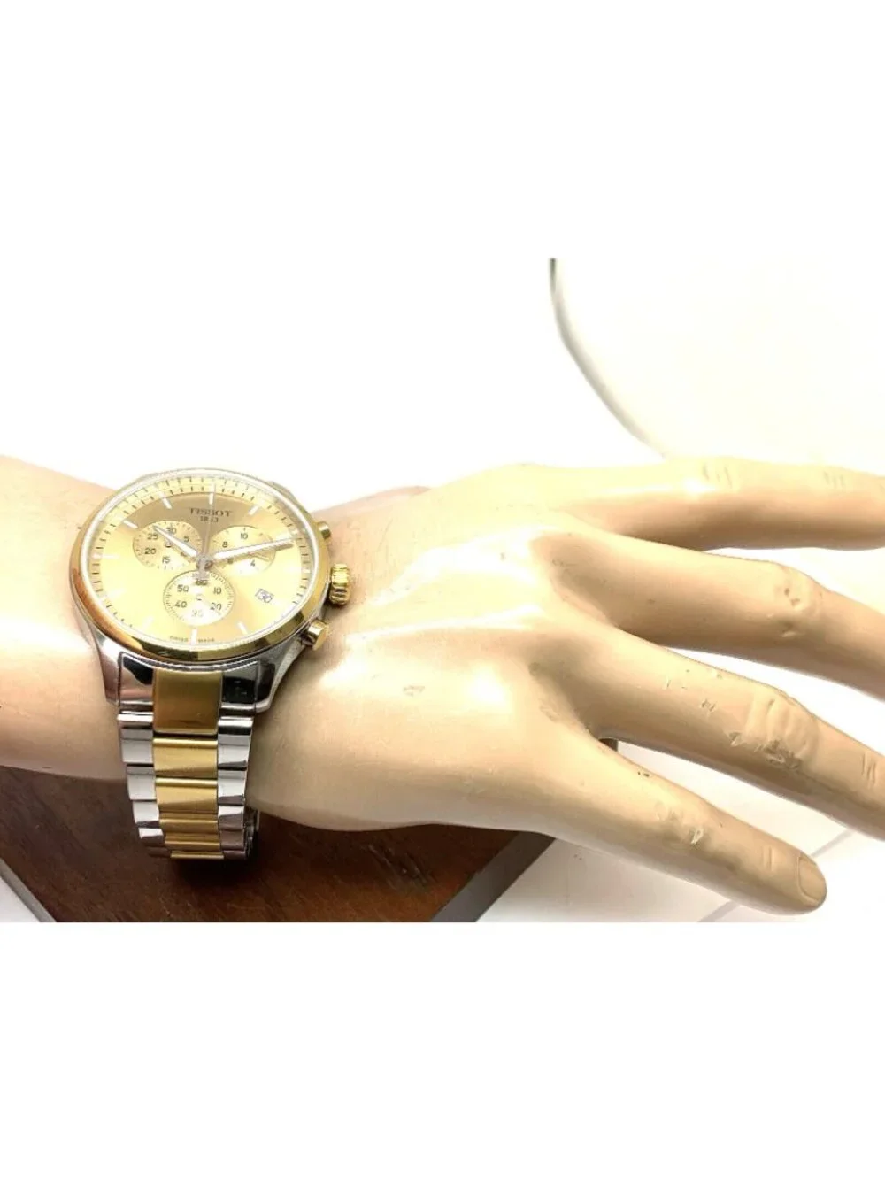 Tissot Men's Watch Chrono XL Swiss Quartz Chronograph Two Tone T1166172202100